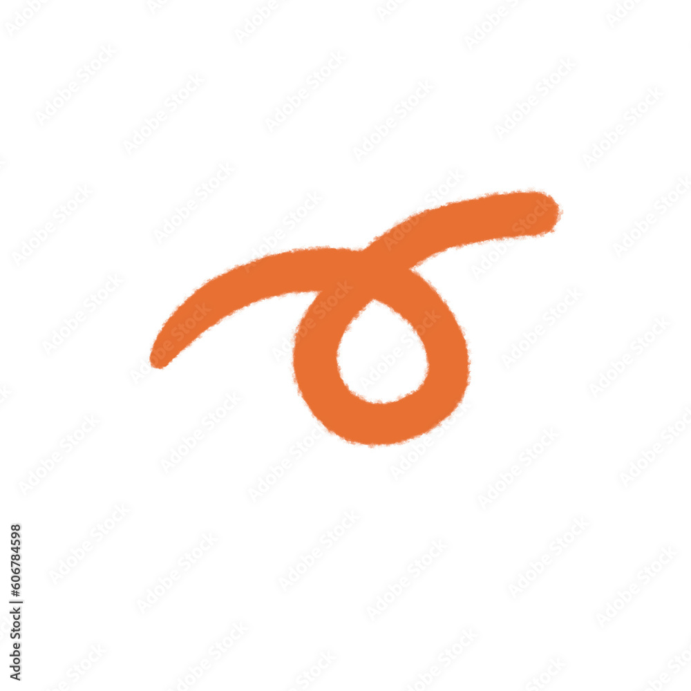 Hand drawn doodle line element Hand drawn doodle line element