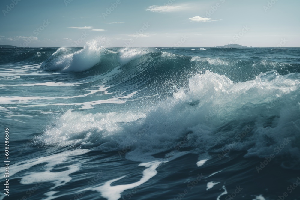 Smooth ocean waves, Generative ai