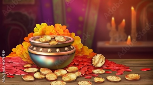 Dhan teras and Akhay tritrya, Generative Ai photo