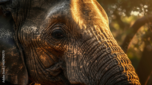 asian elephant created with Generative AI technology © Robert Herhold