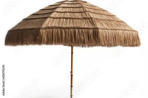 Beach Umbrella On Transparent Background, Generative Ai