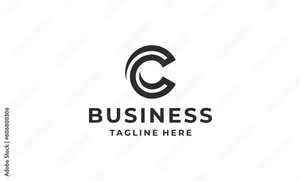 Initials C logo design. Initial letter logo design vector Initials C logo design. Initial letter logo design vector