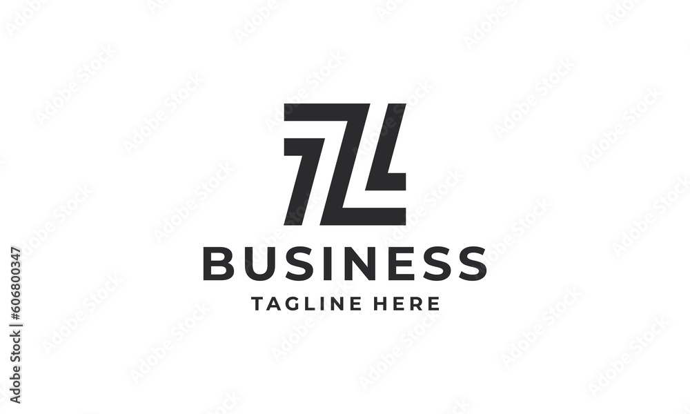 Initials Z logo design. Initial letter logo design vector