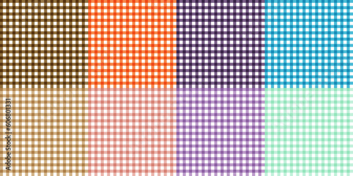 Gingham pattern pastel Colors background. Holiday textile or paper print. 