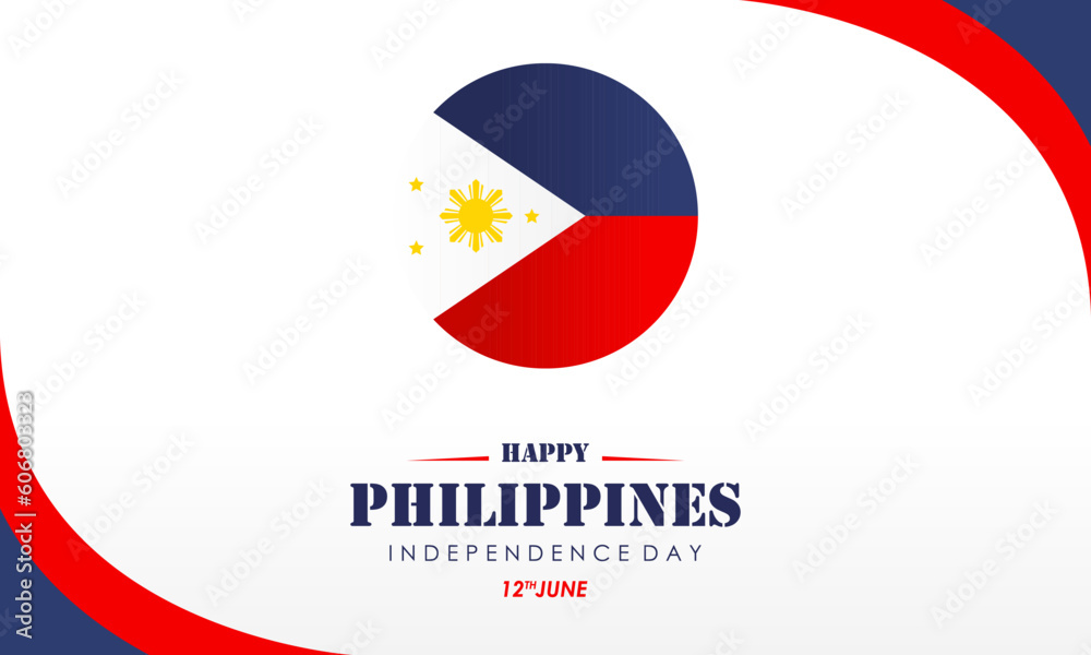 Celebrating the Philippines Independence Day Banner Background Celebrating the Philippines Independence Day Banner Background