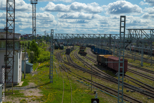 train, railway, station