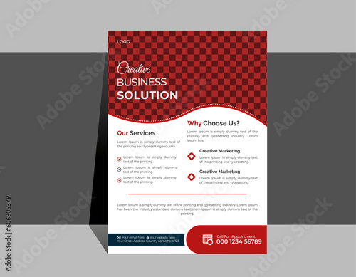 Corporate Flyer | Business Conference Event Flyer Design Template | Case Study Template | 