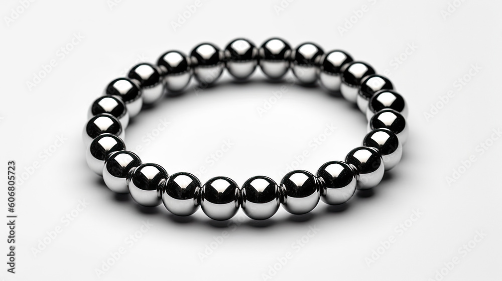 Beaded bracele created with Generative AI technology Beaded bracele created with Generative AI technology