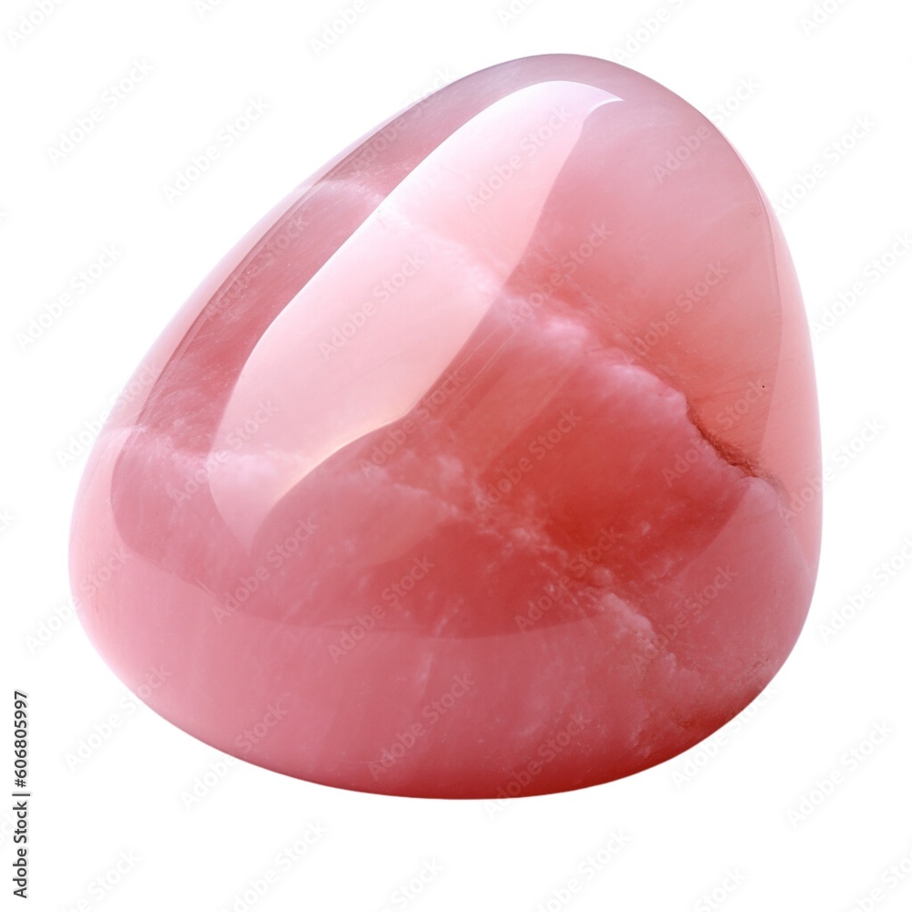 pink jade on transparent background cut out, generative ai pink jade on transparent background cut out, generative ai