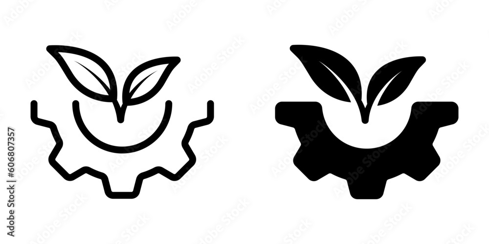 Green technology icon. sign for mobile concept and web design. vector illustration Green technology icon. sign for mobile concept and web design. vector illustration