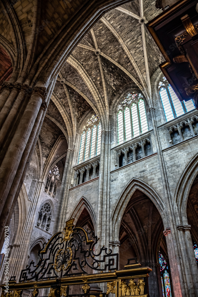 Cathedral Saint Andre In The City Of Bordeaux In France Cathedral Saint Andre In The City Of Bordeaux In France
