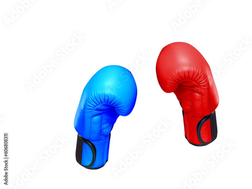 Boxing gloves PNG transparent © pornchai
