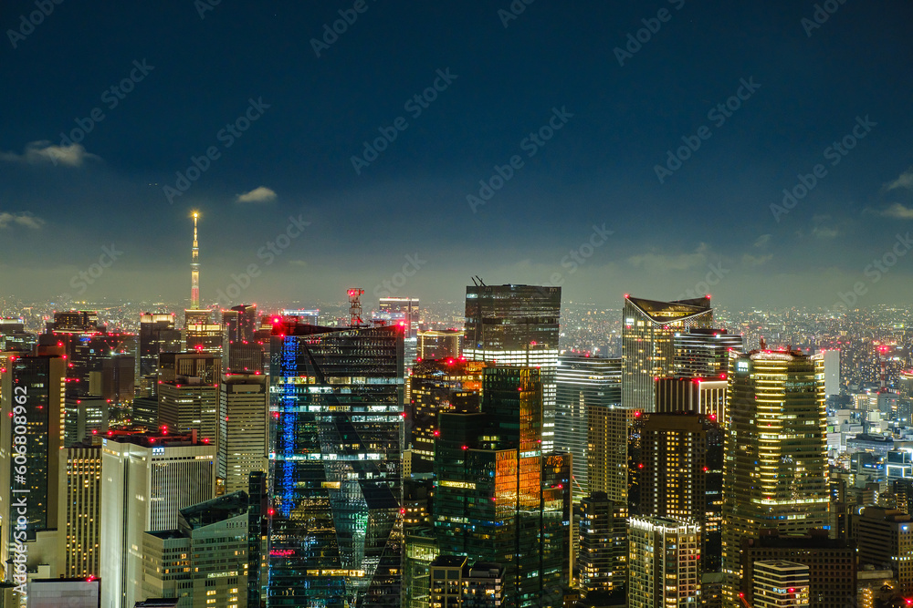 Naklejka premium 六本木ヒルズ 東京シティビュー スカイデッキ