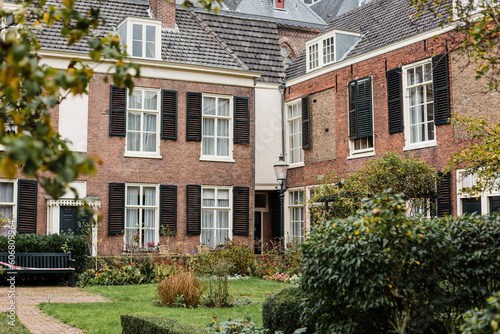 Landscape of the city of the Hague, holland, in autumn