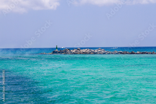 Cool Turquoise Waters of the Caribbean  
