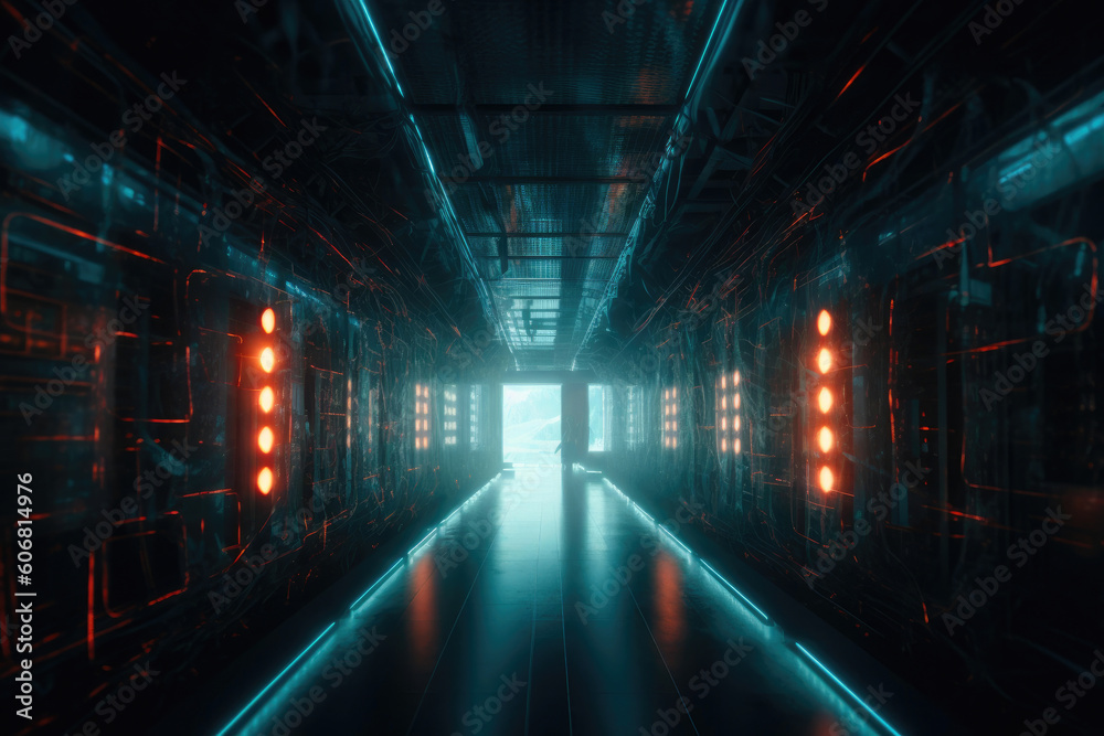Inside the Cyberspace Tunnel. Generative AI