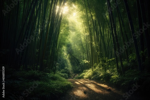 Lush Bamboo Forest