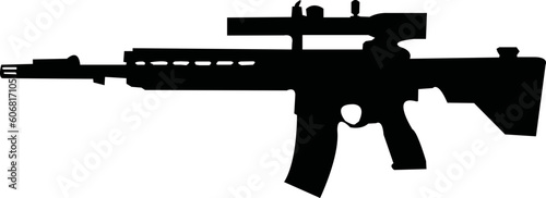 illustration of a gun