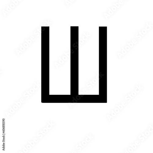 glagolitic alphabet vector