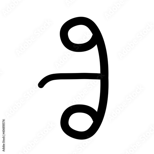 glagolitic alphabet vector