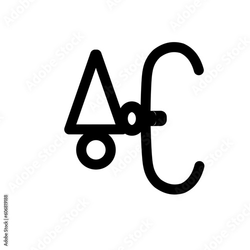 glagolitic alphabet vector