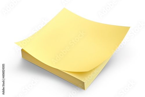 postit note isolated on white background. Generated by AI