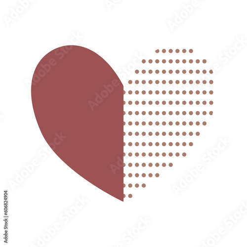 Minimalist Love Shape