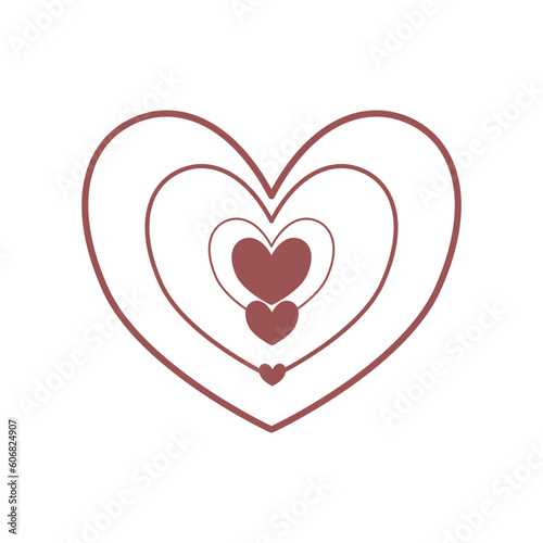 Minimalist Love Shape
