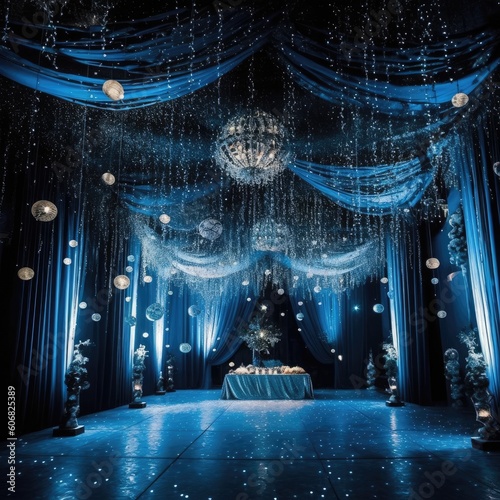 night sky wedding decorations Generative Ai