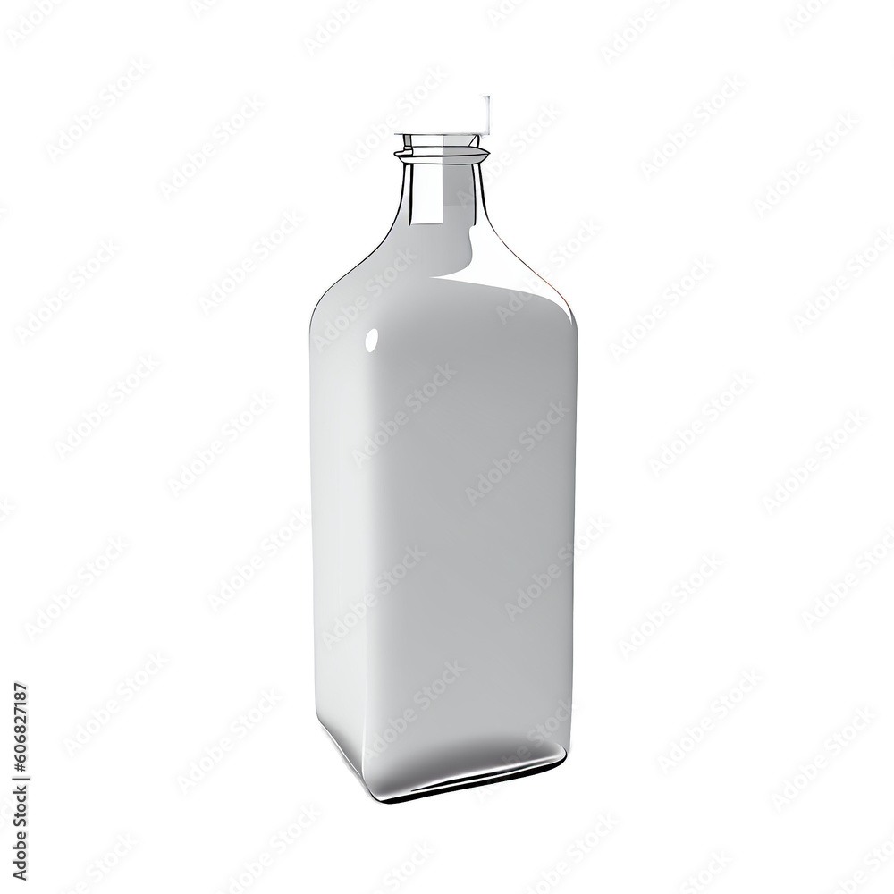 Blank Drinks bottle clip art white background Ai generated image Blank Drinks bottle clip art white background Ai generated image