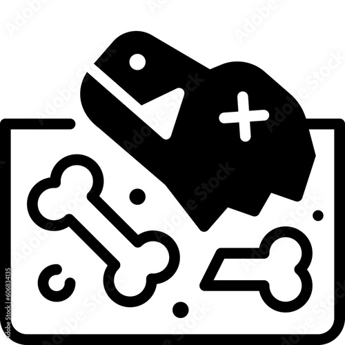 extinction solid line icon