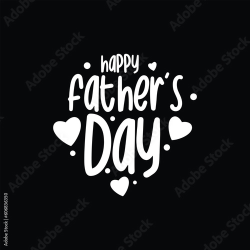 Happy Father’s Day lettering stock illustration vector