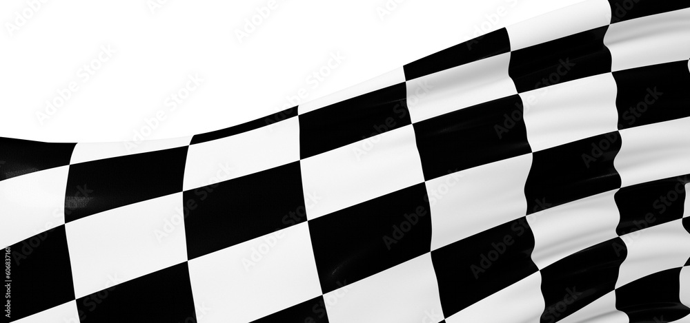 Fototapeta premium checkered flag, end race background