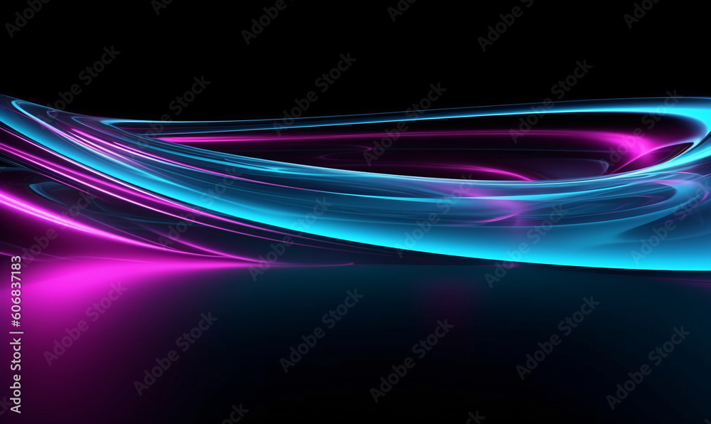 Abstract purple waving background. generative AI Abstract purple waving background. generative AI