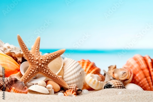 Estrella y conchas de mar © Antonio