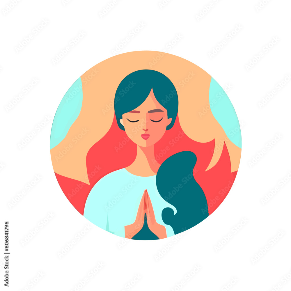 woman meditating woman meditating