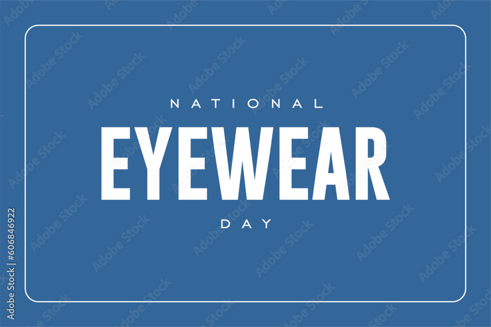 Obraz premium Eyewear day background template Holiday concept