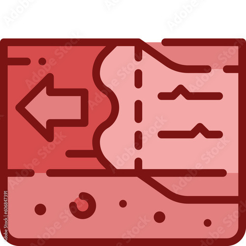 high tide two tone icon