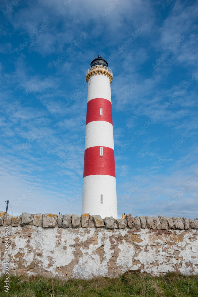 Fototapeta premium Tarbat Ness Scottish Lighthouse