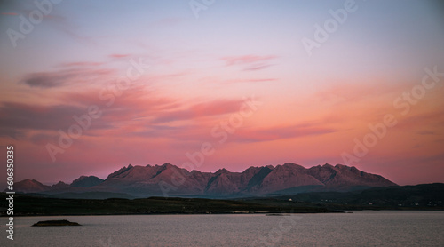 Cuillin Mountains Isle of Skye Sunset 