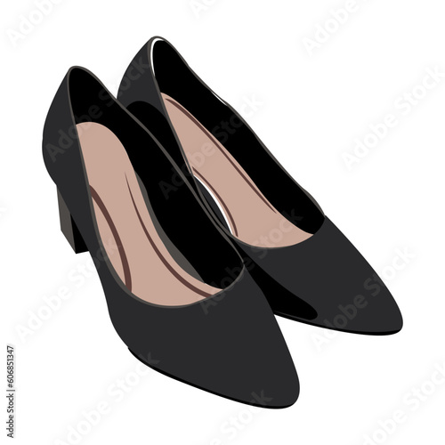 Stylish black formal shoe designs for women, featuring the latest high heels.
