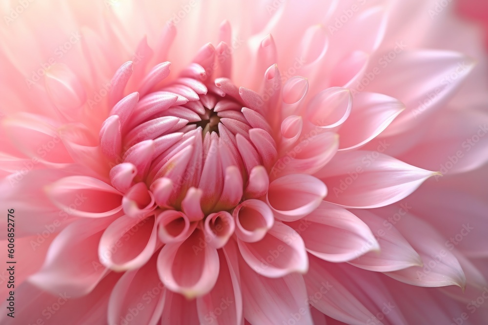 Obraz premium A Floral Symphony in Pink - Generative AI