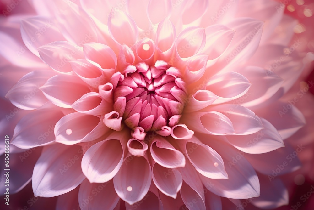 A Floral Symphony in Pink - Generative AI A Floral Symphony in Pink - Generative AI