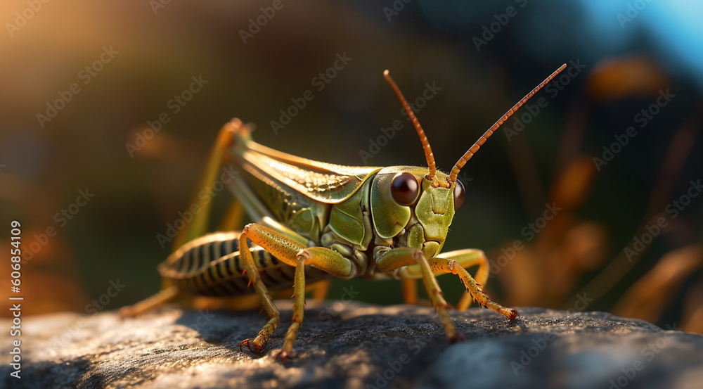 grasshopper on the ground grasshopper on the ground