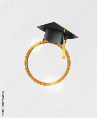 Congratulations graduates banner concept. Class of 2023. University or High school graduation design template for blogs, greeting cards or party invitation. Vector