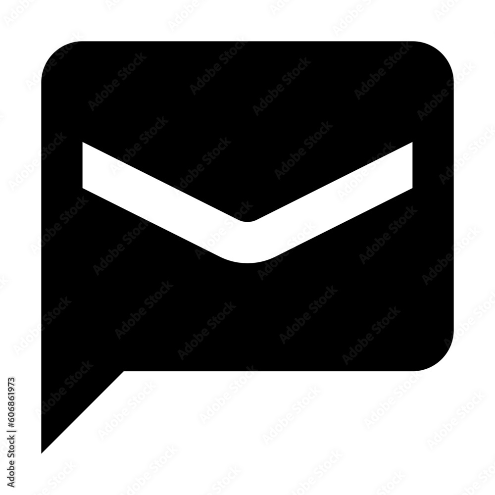 Mail Chat Left Icon Mail Chat Left Icon
