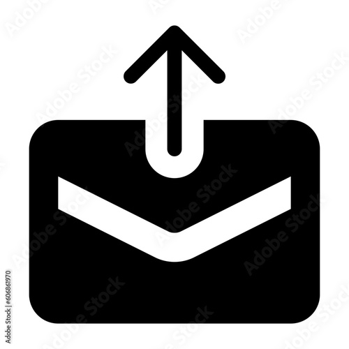 Mail Arrow Up Icon