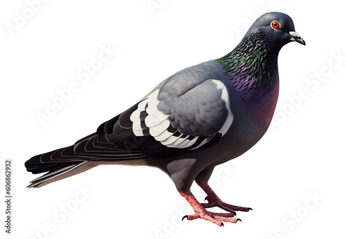 Pigeon on transparent background. Generative AI. © PNG Space