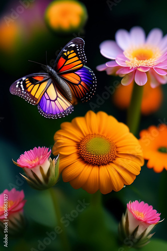 butterfly on flower © Harshit