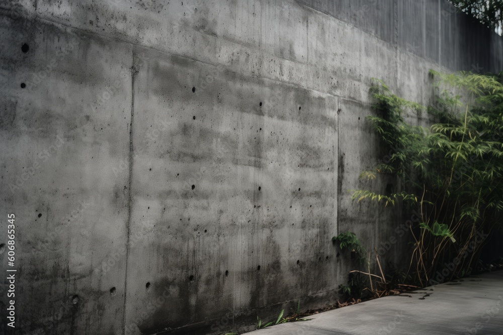 Ai generated illustration of rough concrete wall Ai generated illustration of rough concrete wall